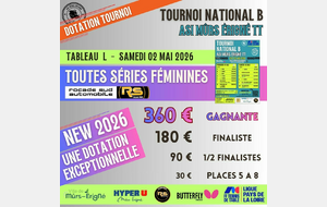 Dotations Tournoi National 2026