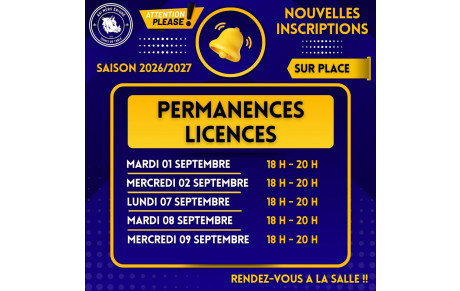 Permanences Licences